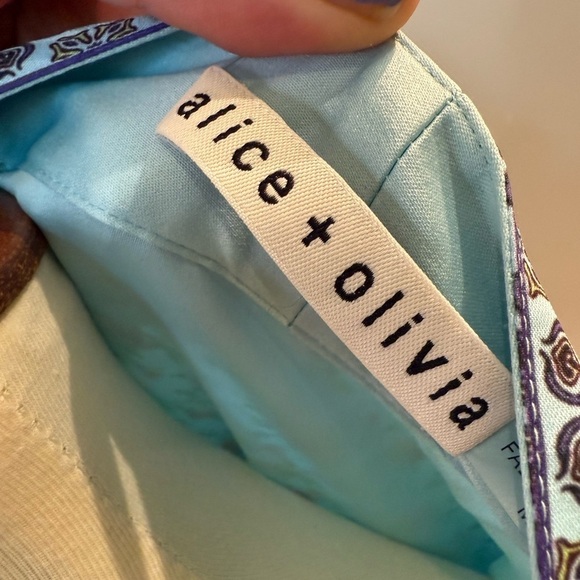 Alice + Olivia Multi pattern / color Floral Print Long Kimono Size Medium/large - Picture 6 of 9